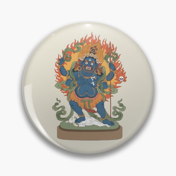 Item preview, Blue mahakala Buddhist  designed and sold by stem-design .