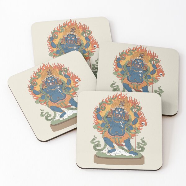 Item preview, Blue mahakala Buddhist  designed and sold by stem-design .