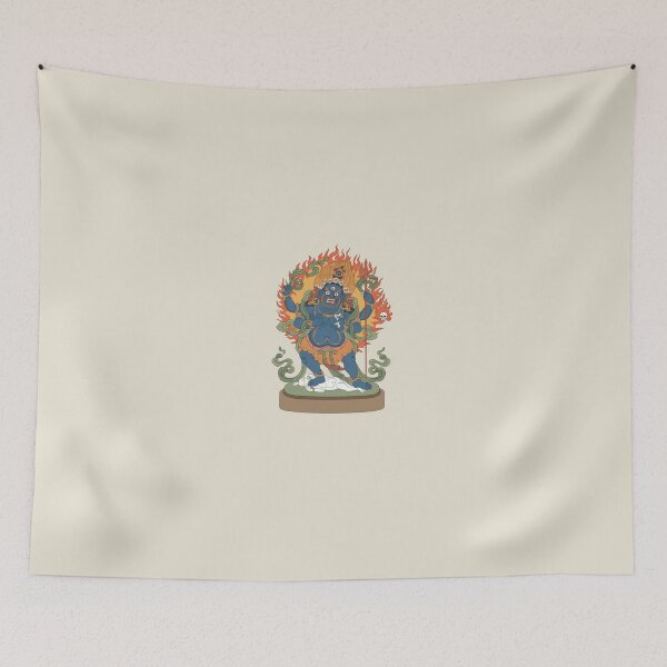 Item preview, Blue mahakala Buddhist  designed and sold by stem-design .
