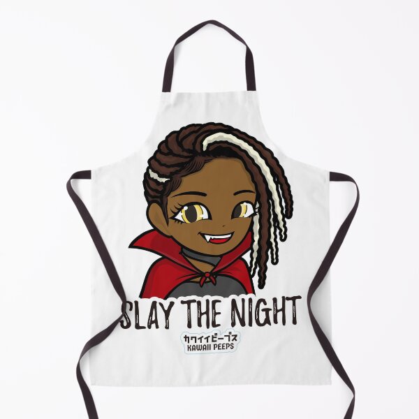 Item preview, Halloween Vampire Kawaii Design – Slay the Night with Stylish Locs designed and sold by P-L-Sardines.