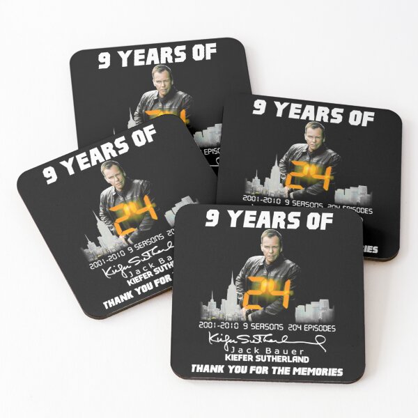 Item preview, 9-Years-Of-24-Jack-Bauer-Kiefer-Sutherland-Thank-You-For-The-Memories T   	 designed and sold by xpbmqsbn45.