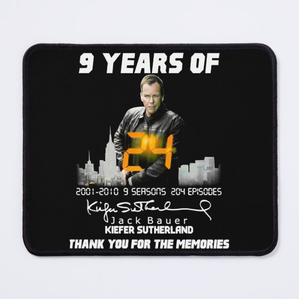 Item preview, 9-Years-Of-24-Jack-Bauer-Kiefer-Sutherland-Thank-You-For-The-Memories T designed and sold by xpbmqsbn45.