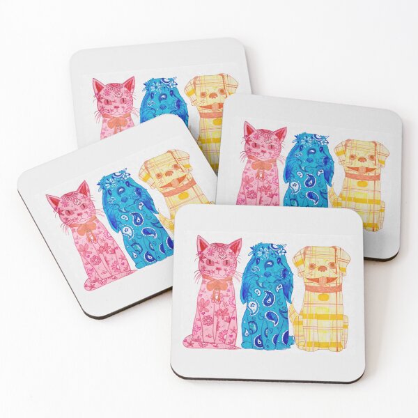 Item preview, Patchwork cat, dog and rabbit designed and sold by SCJota.