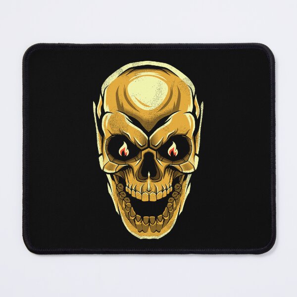 Item preview, Halloween Skull with Flaming Eyes designed and sold by Joncasmiart.