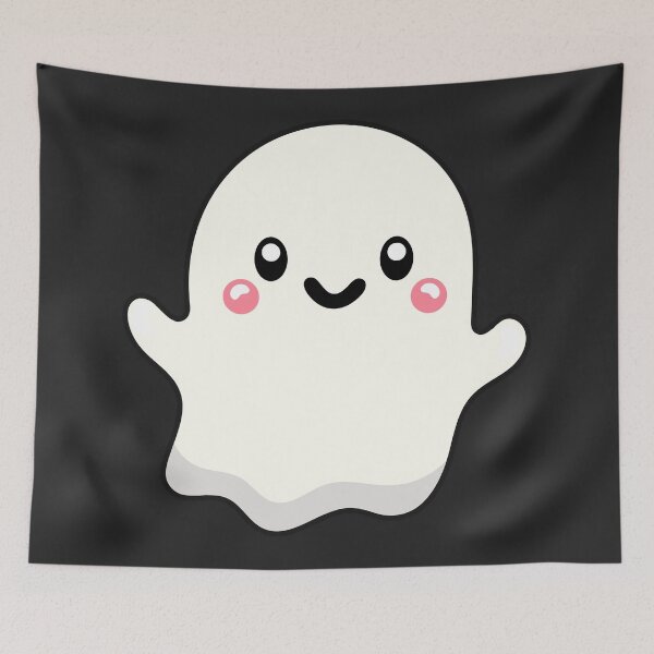 Item preview, Cute and Adorable Kawaii Happy Halloween GHOST designed and sold by DibujandoPorfa.