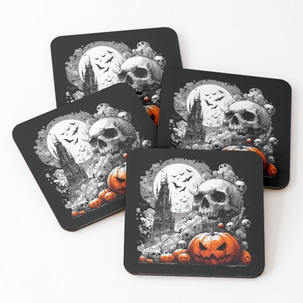 Item preview, The Skull Throne of Pumpkins designed and sold by Ssevi.
