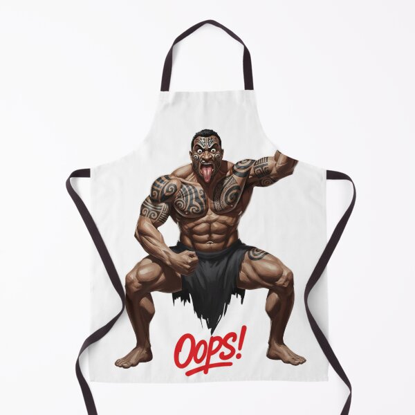 Item preview, Oops! Maori Haka Warrior Poster | Design by VLF designed and sold by VitalLifeForce.