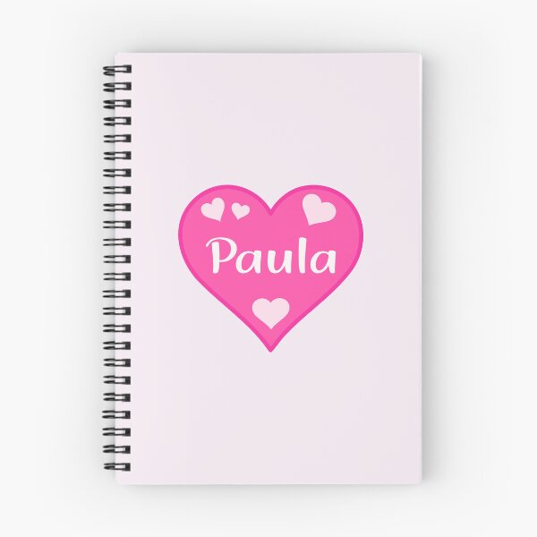 Item preview, Paula Name Pink Heart  designed and sold by Jeallan Designs.