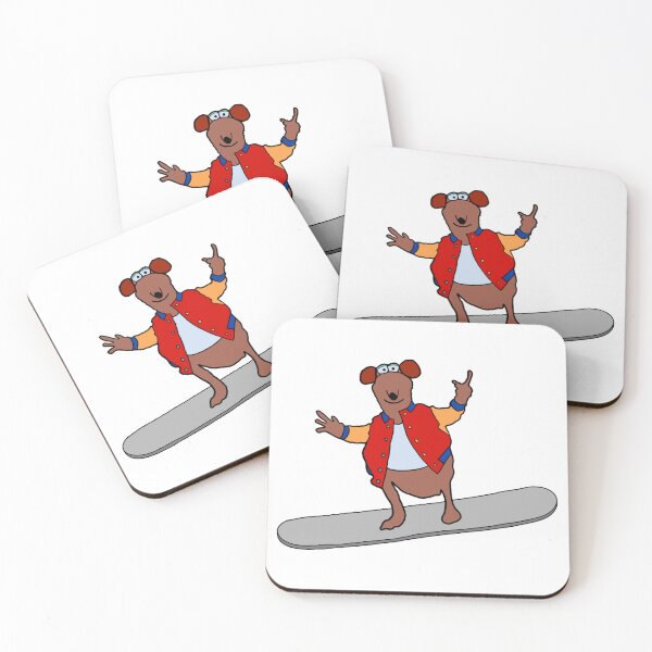 Artikelvorschau, Rizzo, die Ratte auf einem Snowboard entworfen und verkauft von Animals-by-JB.