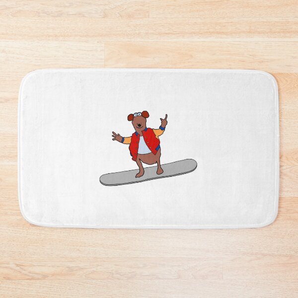 Item preview, Rizzo The Rat On A Snowboard designed and sold by Animals-by-JB.
