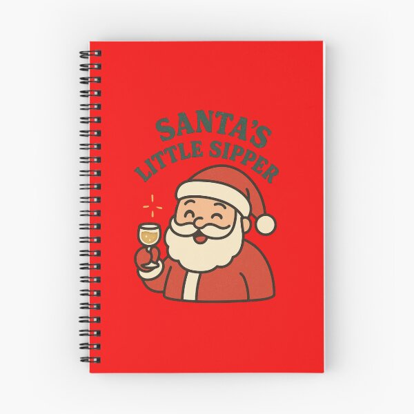 Item preview, Santa’s Little Sipper – Funny Christmas Drink Pun designed and sold by BloomKind.