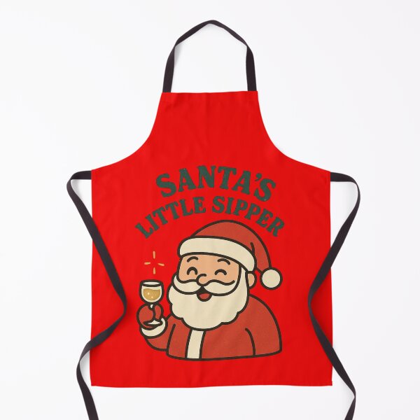 Item preview, Santa’s Little Sipper – Funny Christmas Drink Pun designed and sold by BloomKind.