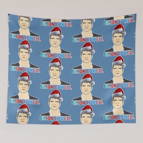 Item preview, Simon Cowell Merry Christmas  illustration designed and sold by ZooStateofMind.