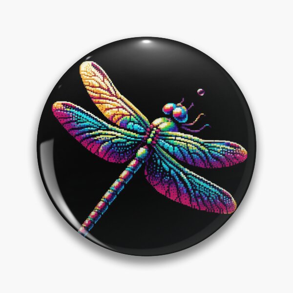 Item preview, Vibrant Pixel Art Dragonfly designed and sold by MichelleAlline.