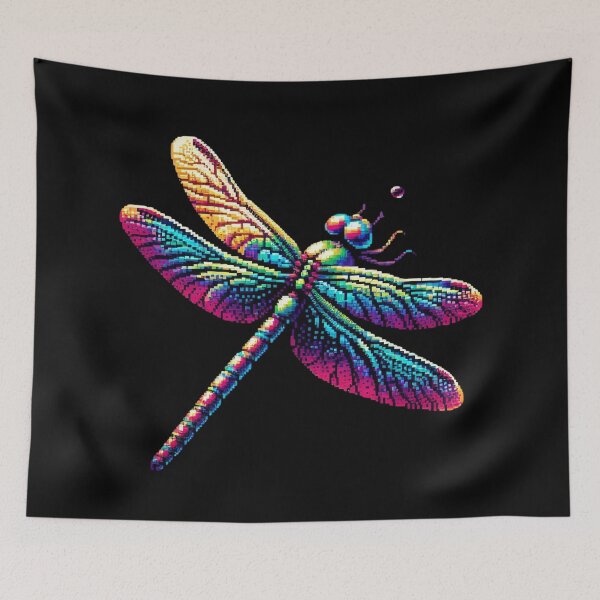 Item preview, Vibrant Pixel Art Dragonfly designed and sold by MichelleAlline.