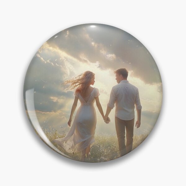 Item preview, Golden Hour Promises – A Walk Into Forever designed and sold by MyyVibe.