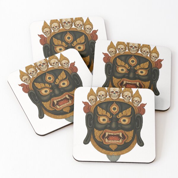 Item preview, Black mahakala Buddhist  designed and sold by stem-design .