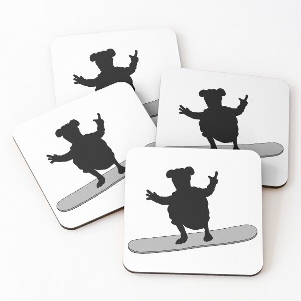 Item preview, Rizzo The Rat On A Snowboard designed and sold by Animals-by-JB.