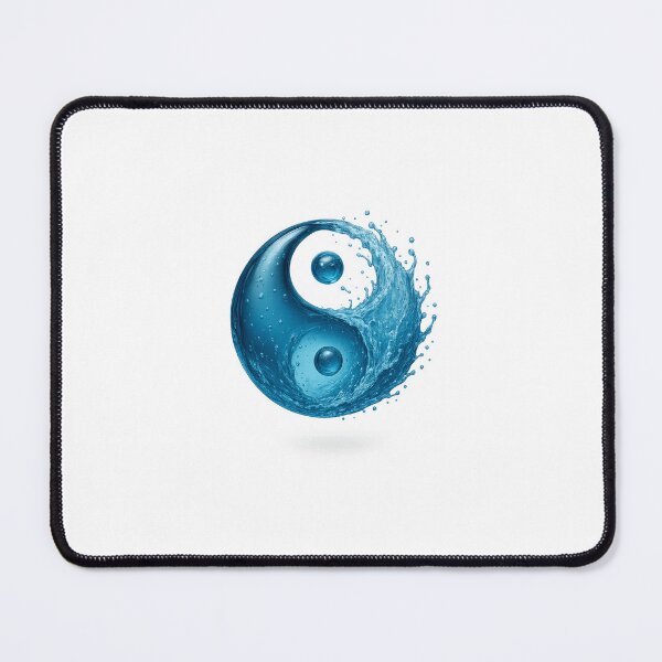 Item preview, Acuarela Yin Yang designed and sold by Fitnessandyoga.