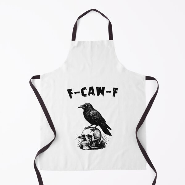 Item preview, F-Caw-F Centipede Skull Raven Funny Halloween | Gothic Dark Humor Crow Bird Pun Design designed and sold by BeBetterPeople.