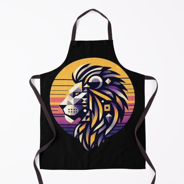 Item preview, Geometric Lion Head with Sunset Colors designed and sold by MichelleAlline.
