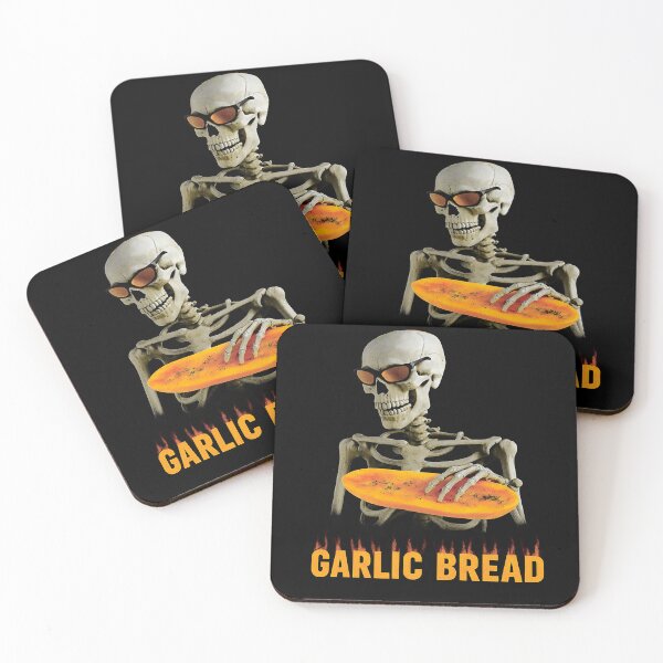 Item preview, Garlic Bread Skeleton Meme Shirt designed and sold by SassCity.