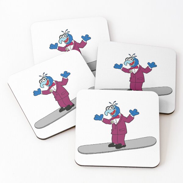 Item preview, Gonzo On A Snowboard designed and sold by Animals-by-JB.