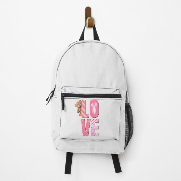 Item preview, Kawaii Love Typography with Bear and Ribbon designed and sold by trendteezstore.