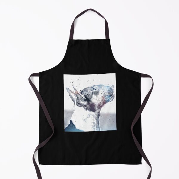 Item preview, Bull Terrier Surrealistic Portrait Dirty Blue designed and sold by vhvdknov14.
