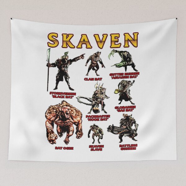 Item preview, Types of Skaven designed and sold by red-leaf.