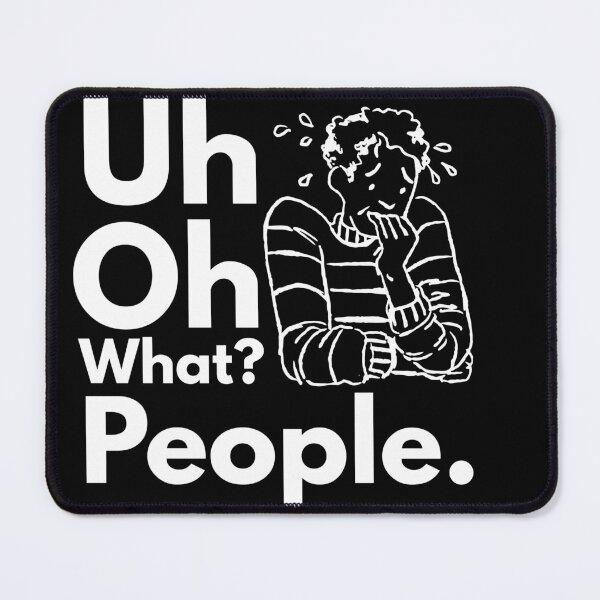 Item preview, Uh Oh, What? People Funny Meme Shirt designed and sold by kozmade.