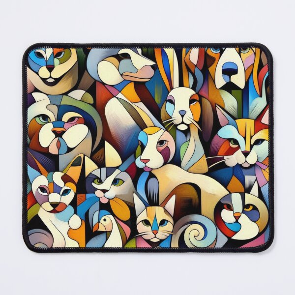 Item preview, Abstract Geometric Animal Portraits designed and sold by MichelleAlline.
