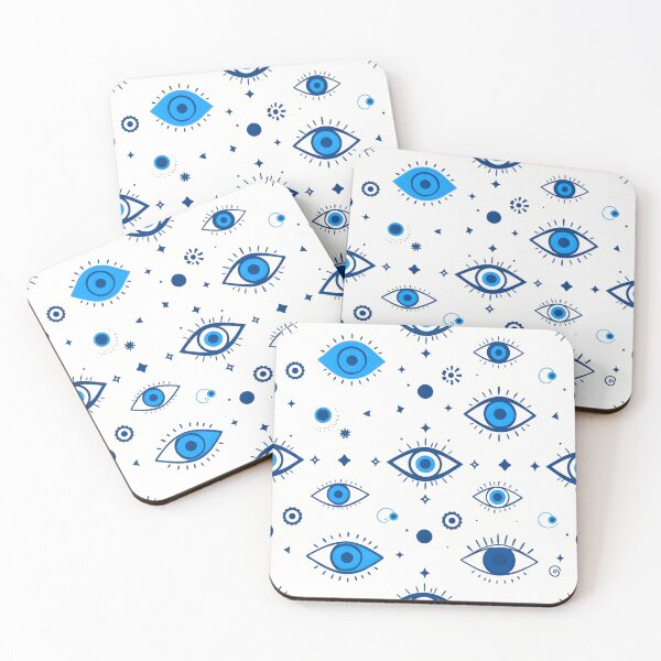 Item preview, Geometric Evil Eye Sacred Print designed and sold by Good Vibes .