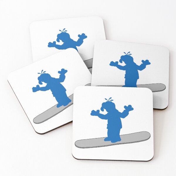 Item preview, Gonzo On A Snowboard designed and sold by Animals-by-JB.