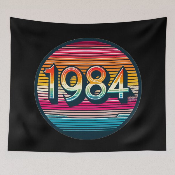 Item preview, Retro 1984 Vintage Sunset Design designed and sold by MichelleAlline.