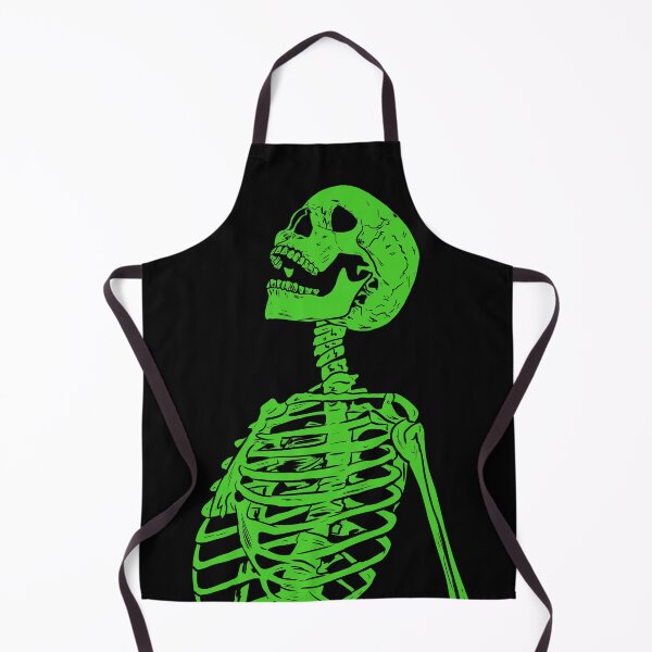 Item preview, Green Skeleton Looking Up designed and sold by blacksnowcomics.