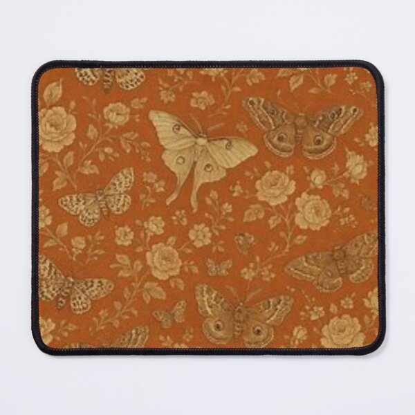 Item preview, Vintage Floral Moth Wallpaper design designed and sold by TheMajesticMoo.