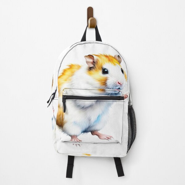 Item preview, Cute Fluffy Hamster: Golden & White Pet Rodent Illustration designed and sold by LanaGustavsson.