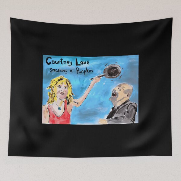 Item preview, Courtney Love Smashing A Pumpkin 	 designed and sold by xycjqagfea75.