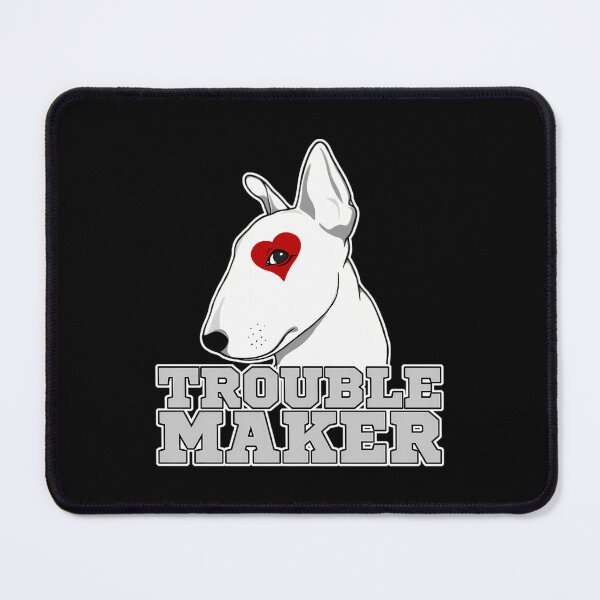 Item preview, Bull Terrier Troublemaker designed and sold by vhvdknov14.