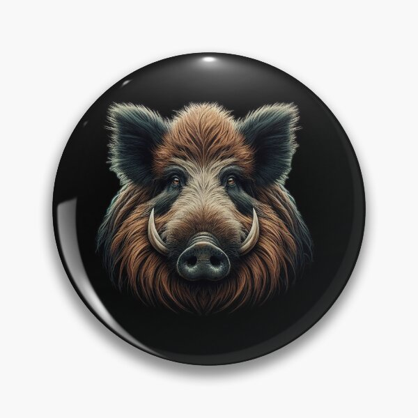 Item preview, Majestic Wild Boar Head Illustration designed and sold by MichelleAlline.