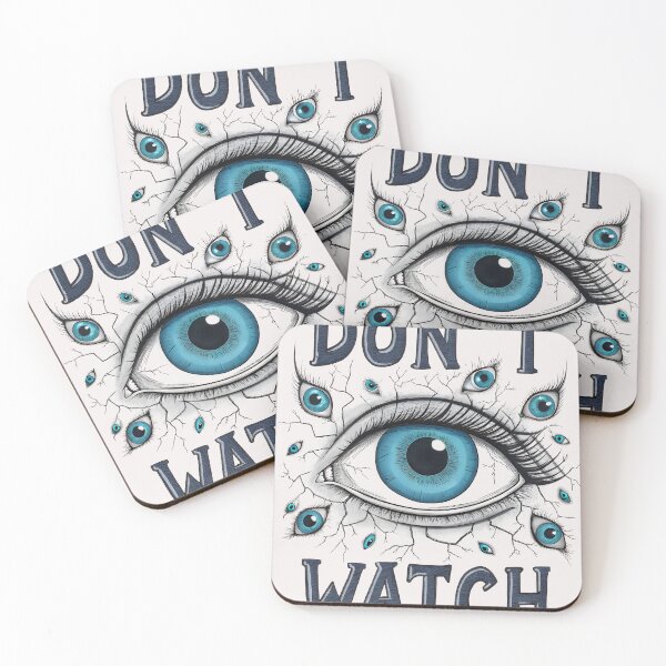 Item preview, Disturbing eye with don t watch text in a grungy designed and sold by Creatives-USA.