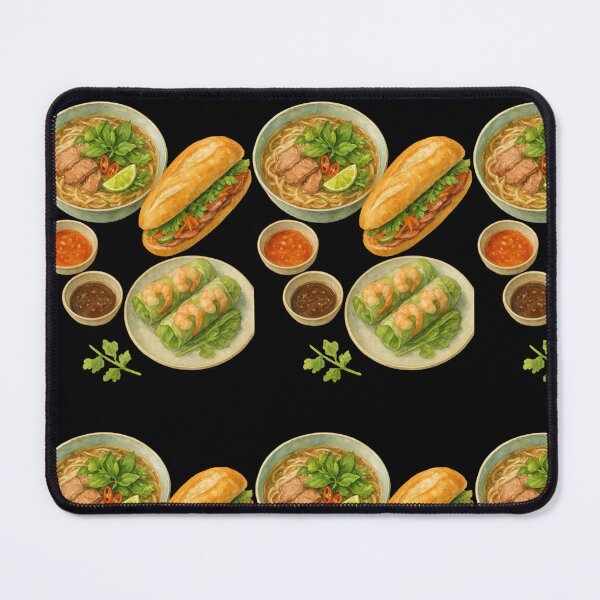 Item preview, Vietnamese Food - banh mi and pho soup designed and sold by DamioPolArt.