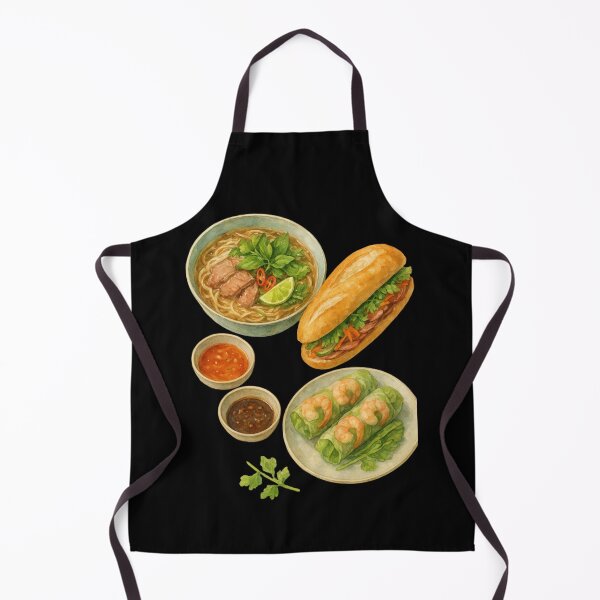Item preview, Vietnamese Food - banh mi and pho soup designed and sold by DamioPolArt.