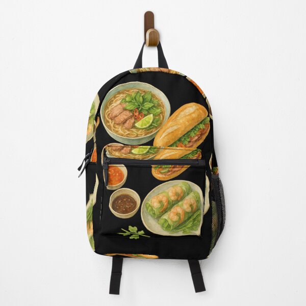 Item preview, Vietnamese Food - banh mi and pho soup designed and sold by DamioPolArt.