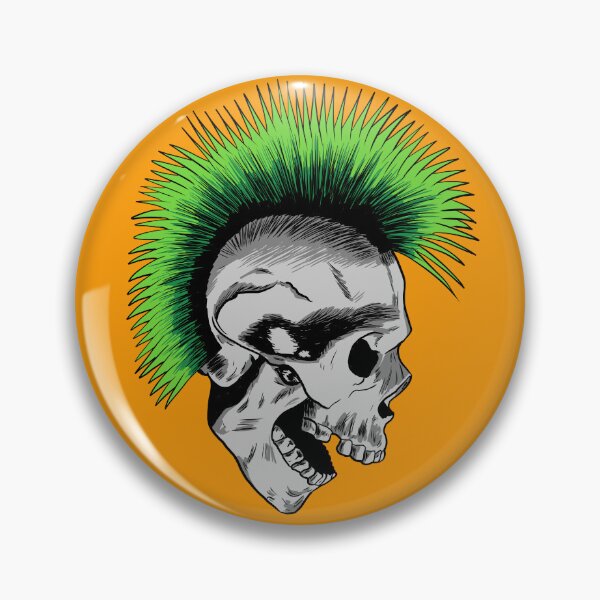 Item preview, Punk Rock Skull designed and sold by blacksnowcomics.