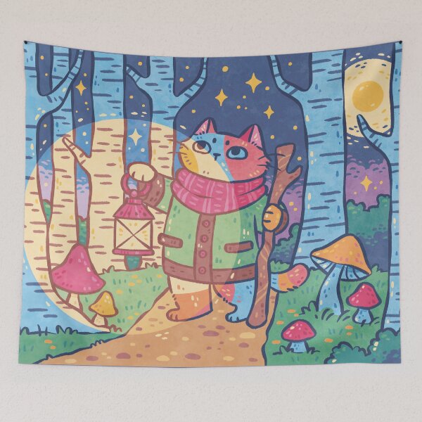 Item preview, Kit the Kitty Explorer in Birch Wood designed and sold by kattvalk.