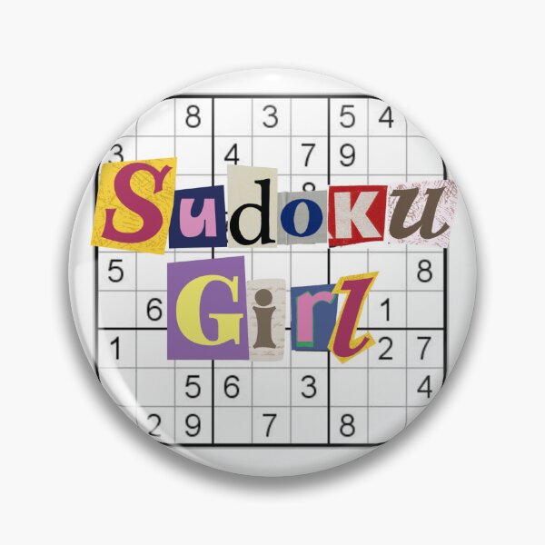 Item preview, Sudoku Girl Cutout Letters designed and sold by ptrcj.
