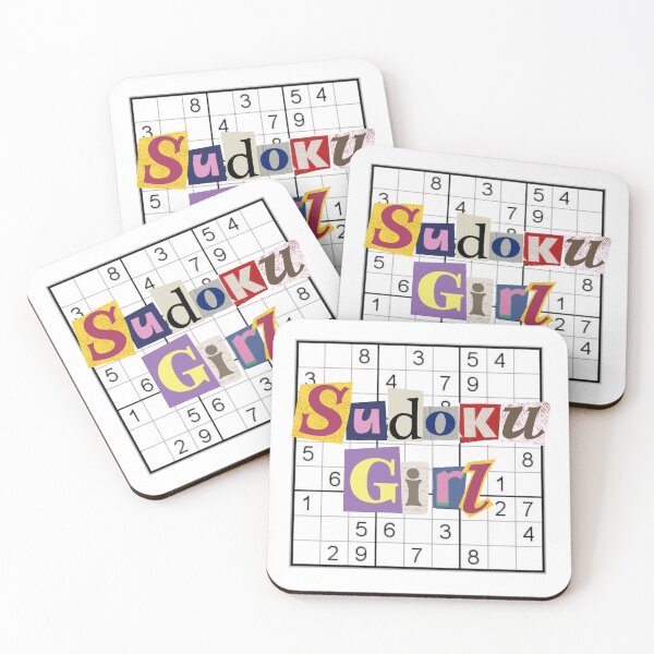 Item preview, Sudoku Girl Cutout Letters designed and sold by ptrcj.