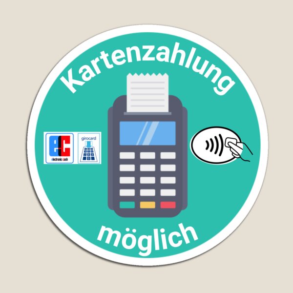 Item preview, Card payment possible sticker sign designed and sold by LayersDesign.